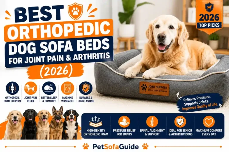 best orthopedic dog sofa beds for joint pain arthritis and senior dogs with supportive foam