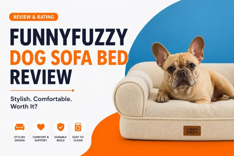 FunnyFuzzy Dog Sofa Bed Review.