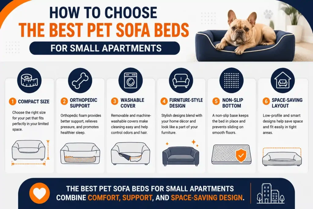 How to choose the best pet sofa beds for small apartments.