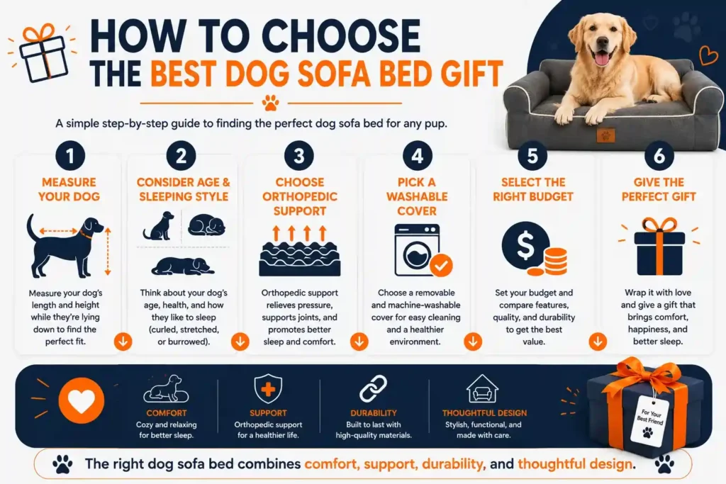 How to choose the best dog sofa bed gift.