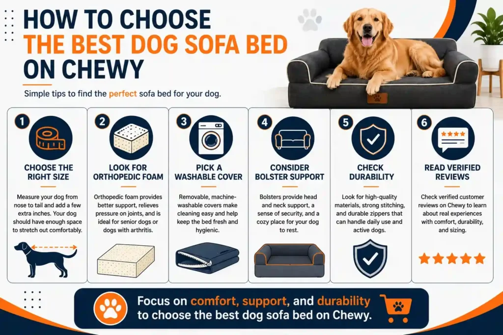 How to choose the best dog sofa bed on Chewy