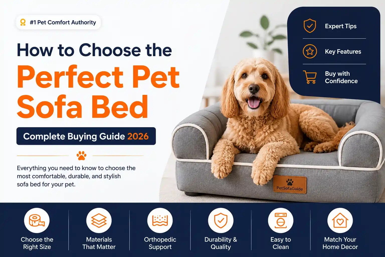 how to choose the perfect pet sofa bed complete buying guide with size comfort and support factors
