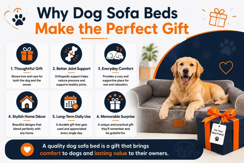Why dog sofa beds make the perfect gift.