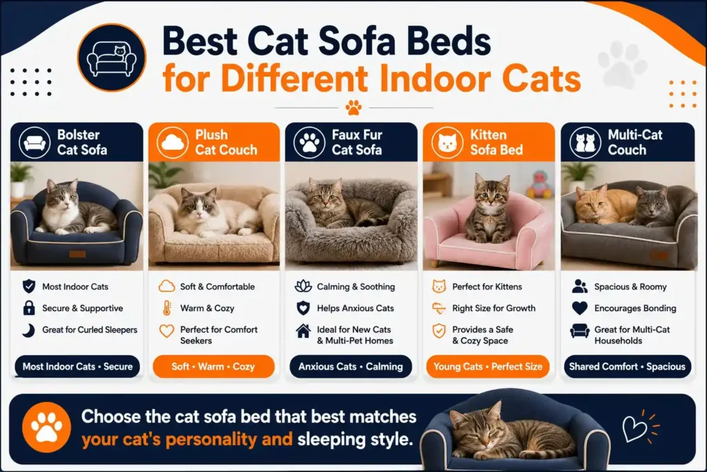 Best Cat Sofa Beds for Different Indoor Cats