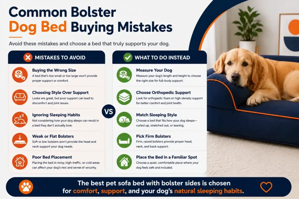 Common Bolster Dog Bed Buying Mistakes