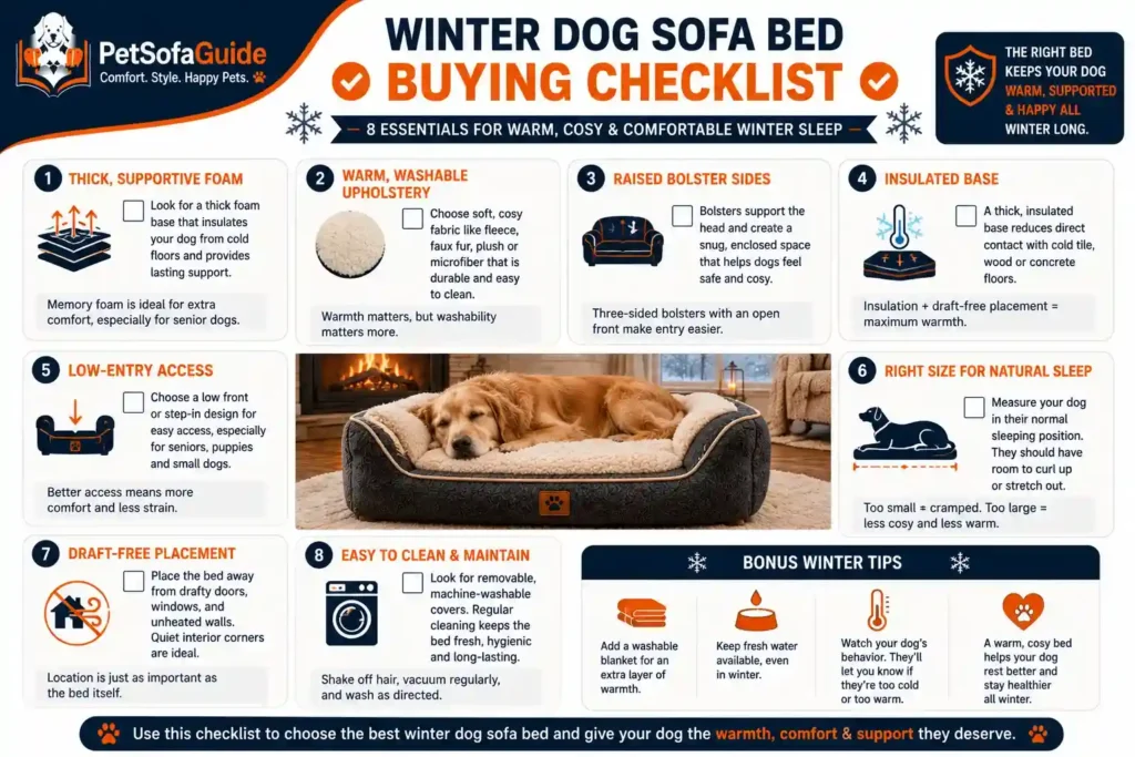 Comparison of self-warming and heated dog beds for winter.